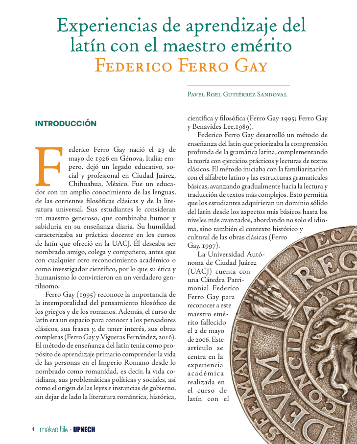 Portada de artículo